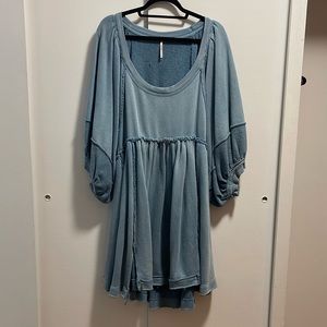 Free People Sunchild Pullover Midi Dress Size L